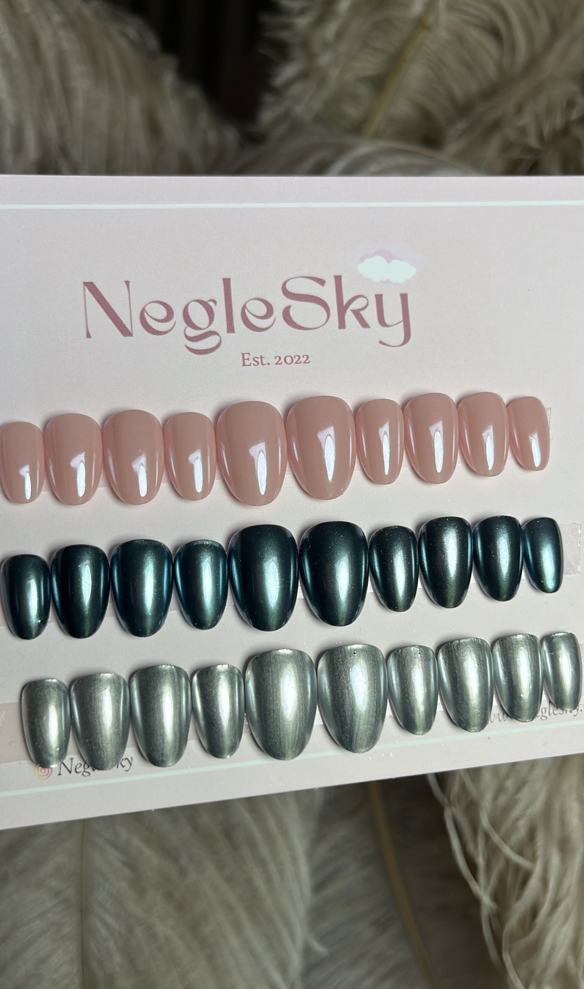 3x Solid Chrome Bundle - NegleSky