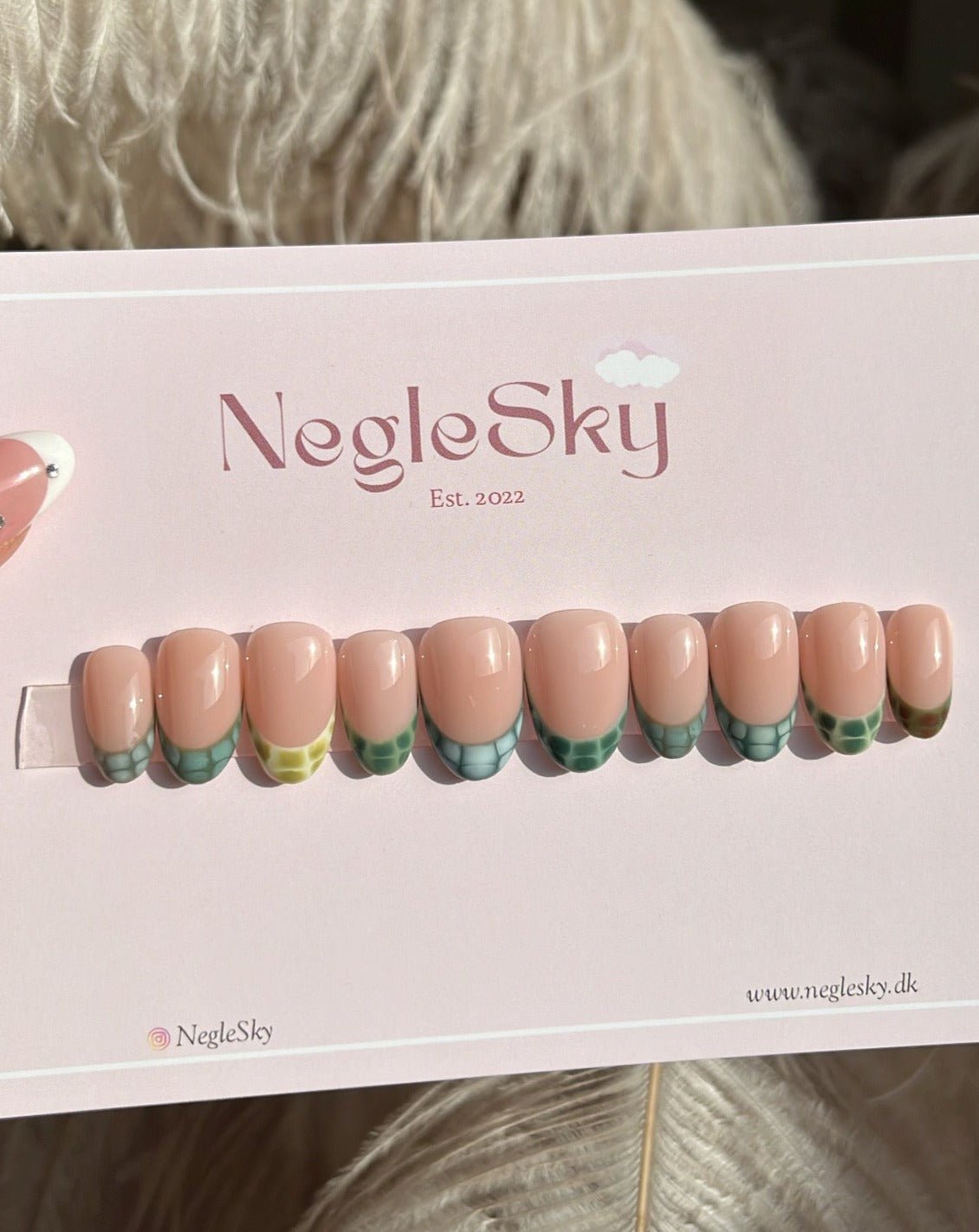 French Tips m. Design - (Vælg selv farver og design) - NegleSky